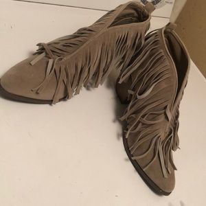 Beast Fashion Fringe Booties